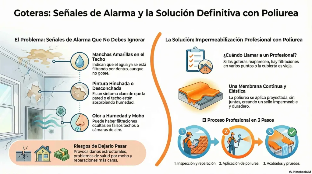 Solución definitiva de goteras en casa